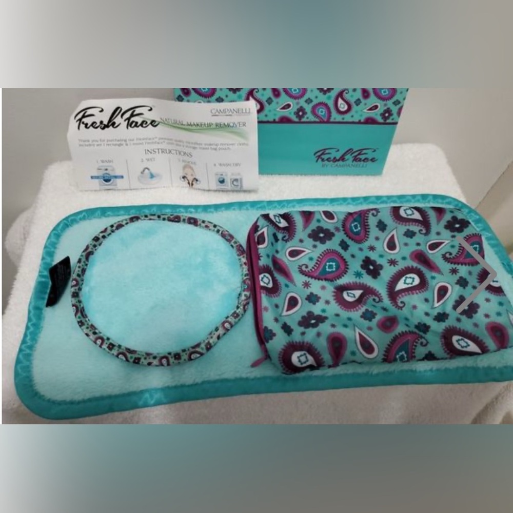 EUC- Face Mask Set - Turquoise and Burgundy, used once